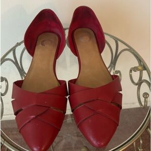 Mix No 6 Red Dress Flats.